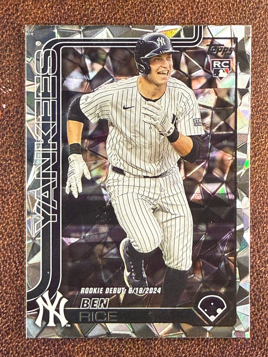 Ben Rice - 2025 Topps Update - Rookie Diamante - Yankees