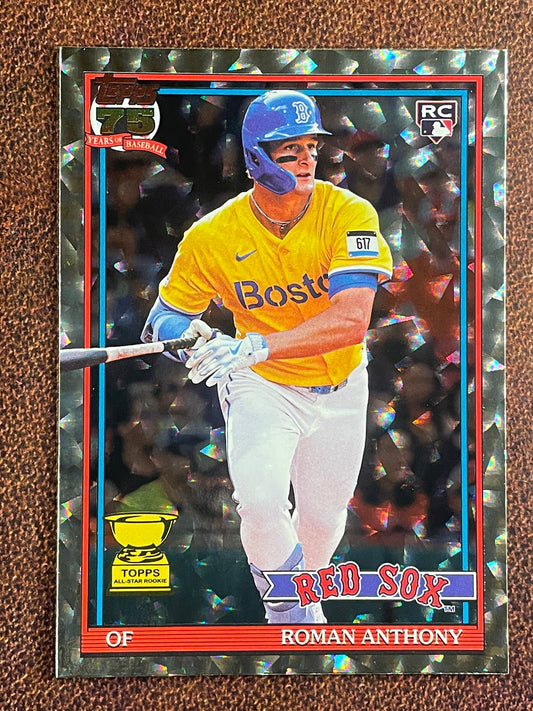 Roman Anthony - 2026 Topps Series 1 - Rookie 1991 Crackle - Red Sox
