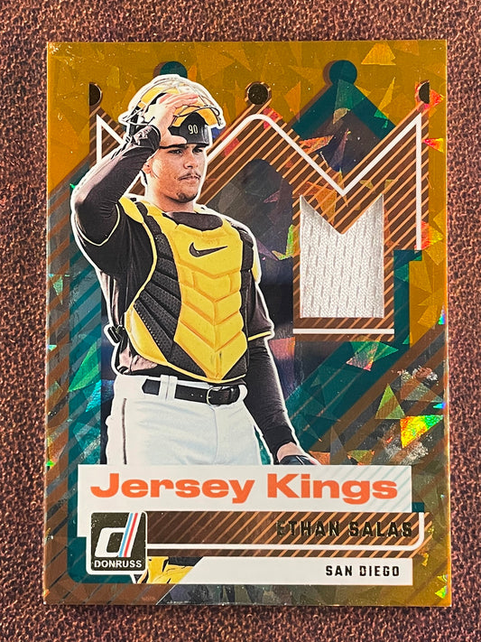 Ethan Salas - 2025 Panini Donruss - Jersey King RELIC - Padres