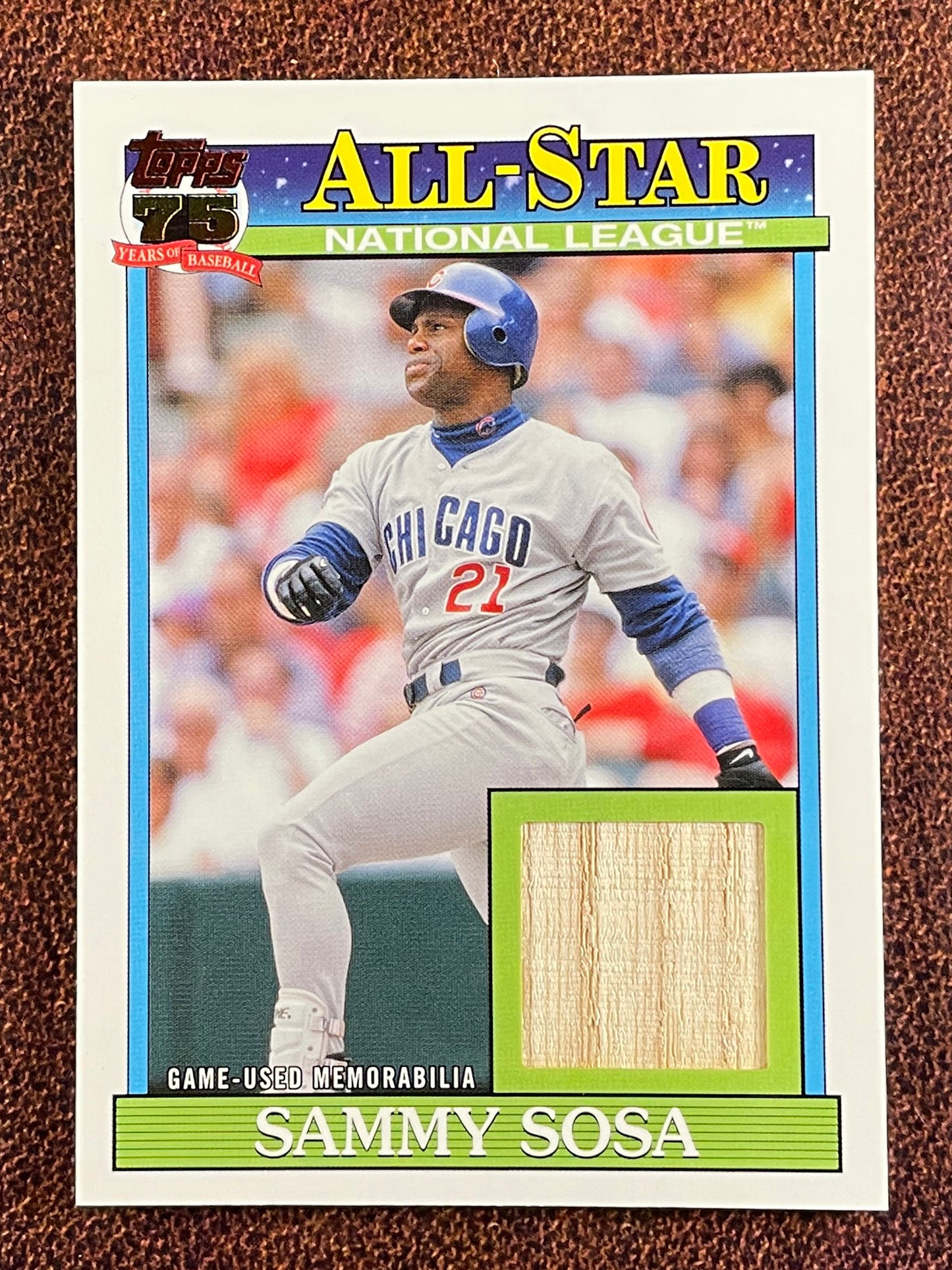 Sammy Sosa - 2026 Topps Series 2 - 1991 All Star RELIC - Cubs