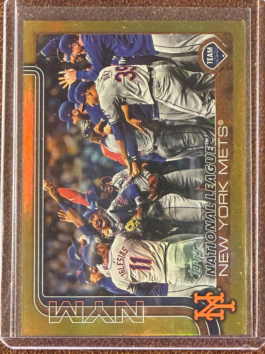New York Mets - 2025 Topps Series 2 - True GOLD /50 - Mets