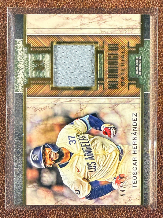 Teoscar Hernandez - 2025 Museum Collection - Meaningful Material RELIC /49 - Dodgers