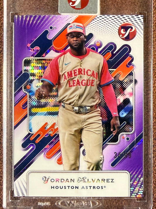 Yordan Alvarez - 2025 Topps Pristine - PURPLE /99 - Astros