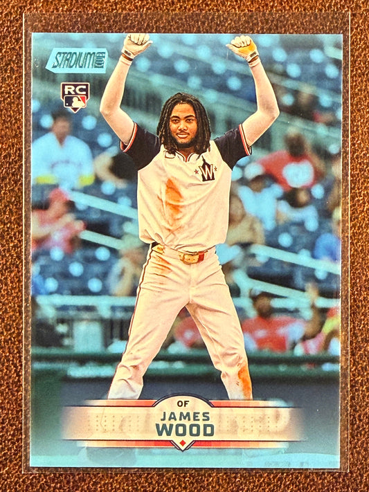 James Wood - 2025 Topps Stadium Club - Rookie BLUE - Nationals