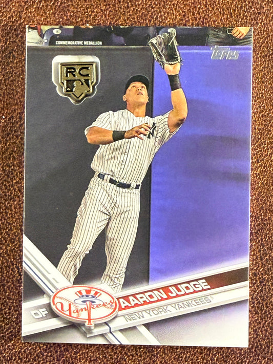 Aaron Judge - 2020 Topps Series 1 - Retrospective RC Logo Medallion - Yankees