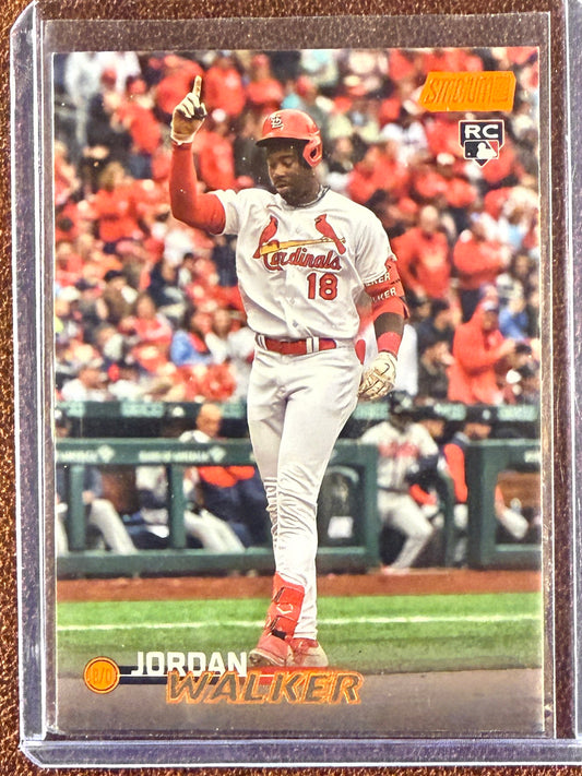 Jordan Walker - 2023 Topps Stadium Club - ORANGE /199 - Cardinals