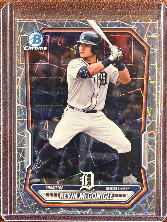 Kevin McGonigle - 2026 Bowman - Laser Refractor - Tigers