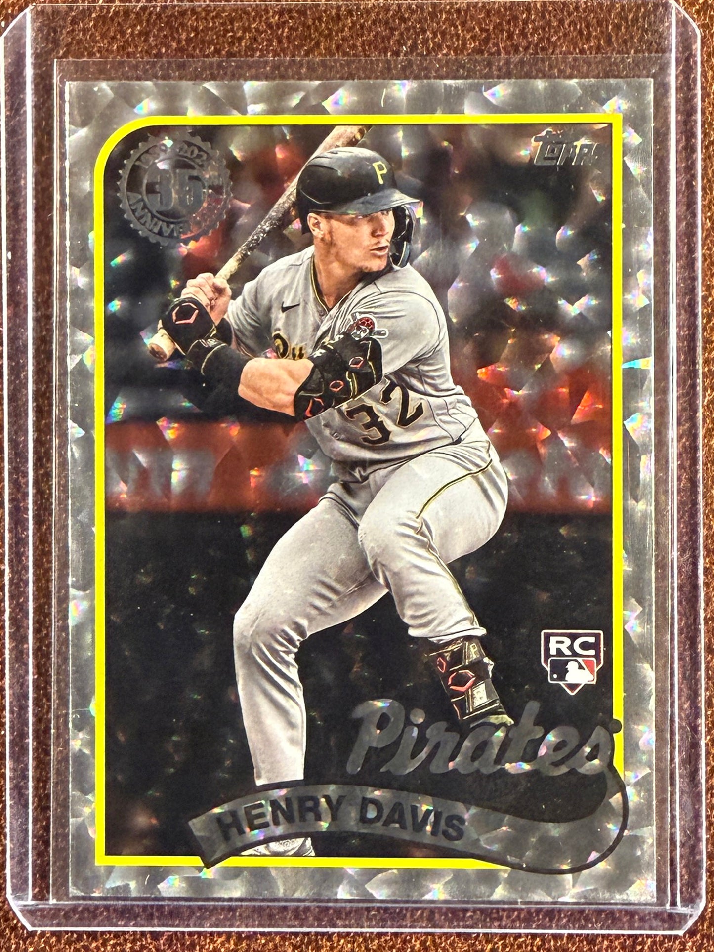Henry Davis - 2024 Topps Series 2 - Silver Crackle 1989 Insert - Pirates