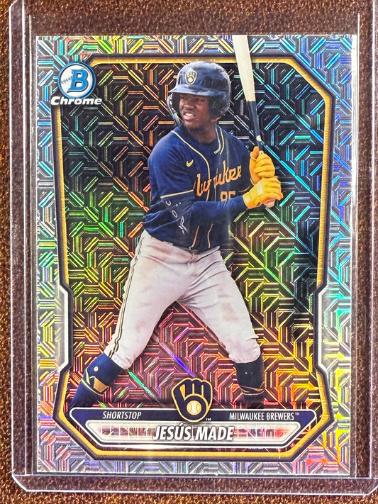 Jesus Made - 2026 Bowman - Prospect MOJO Refractor - Brewers