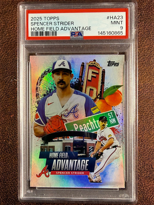 Spencer Strider - 2025 Topps Series 2 - Home Field Advantage (PSA 9) - Braves