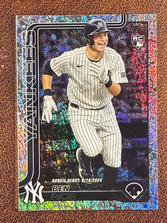 Ben Rice - 2025 Topps Update - Rookie Holo Foil - Yankees