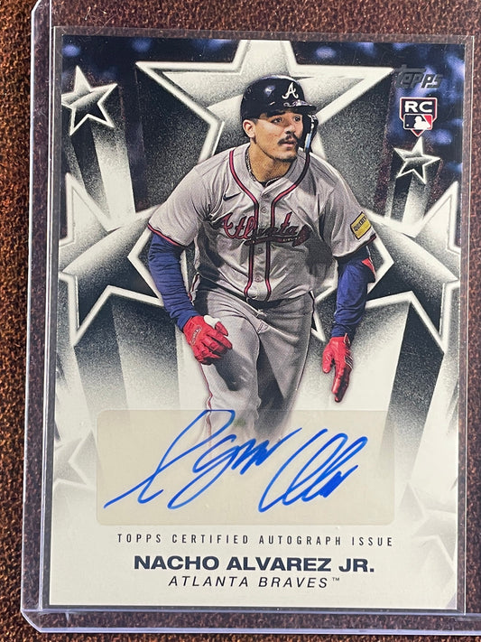 Nacho Alvarez Jr. - 2025 Topps Series 2 - Baseball Stars Rookie AUTO - Braves