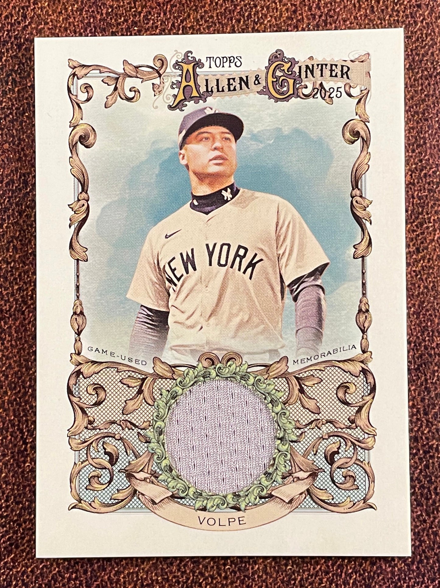 Anthony Volpe - 2025 Allen & Ginter - RELIC - Yankees