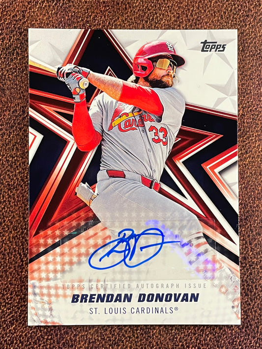 Brendan Donovan - 2026 Topps Series 1 - Baseball Stars AUTO - Cardinals
