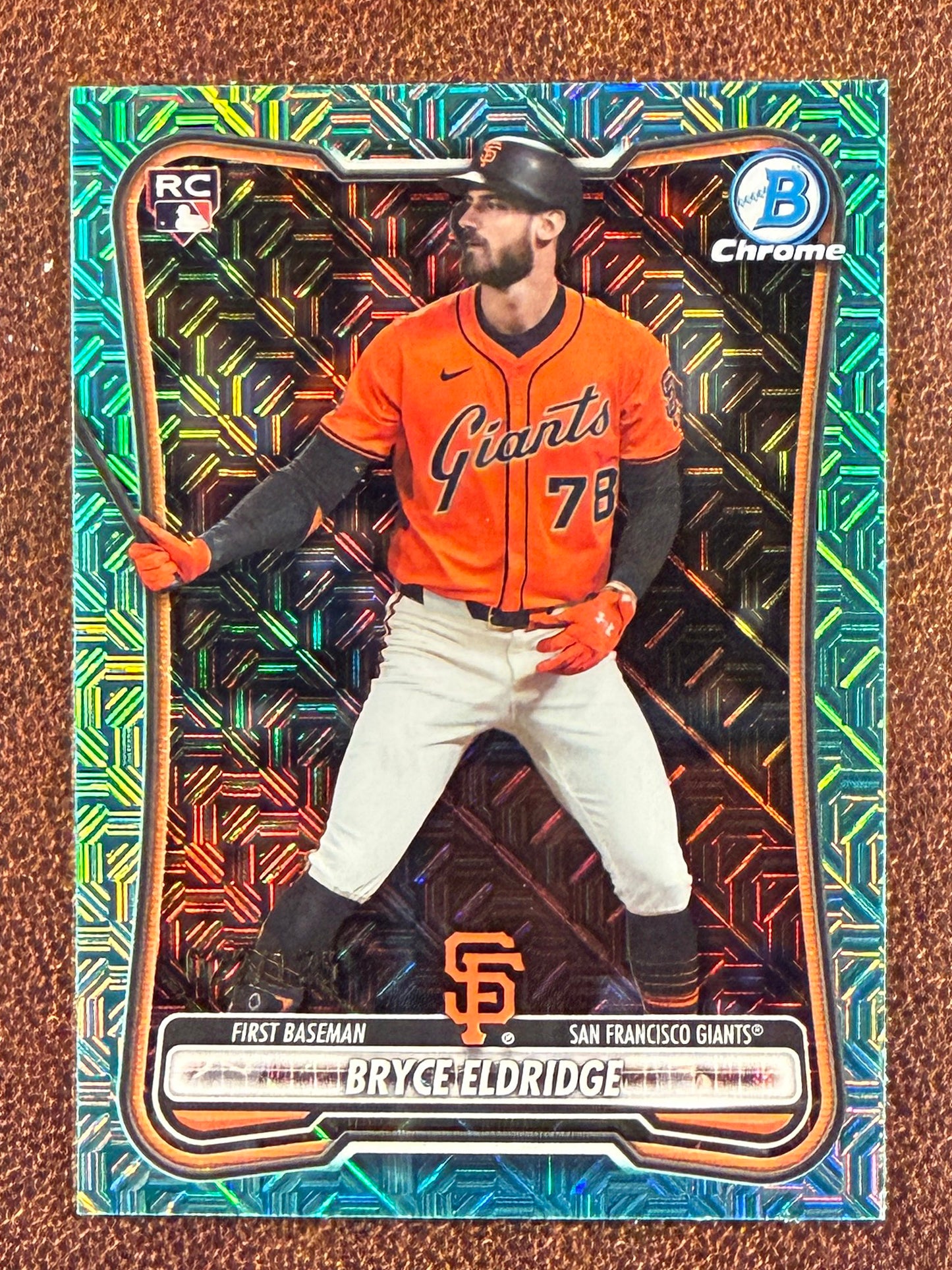Bryce Eldridge - 2026 Bowman - AQUA MOJO /125 - Giants