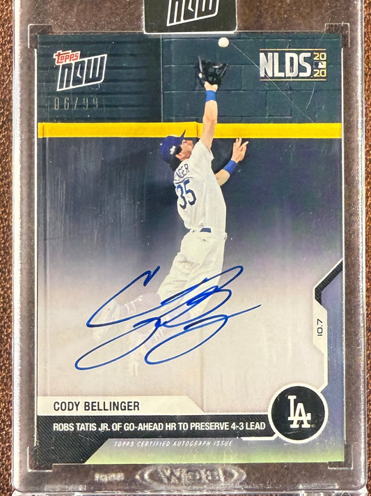 Cody Bellinger - 2020 Topps Now - AUTO /99 - Dodgers