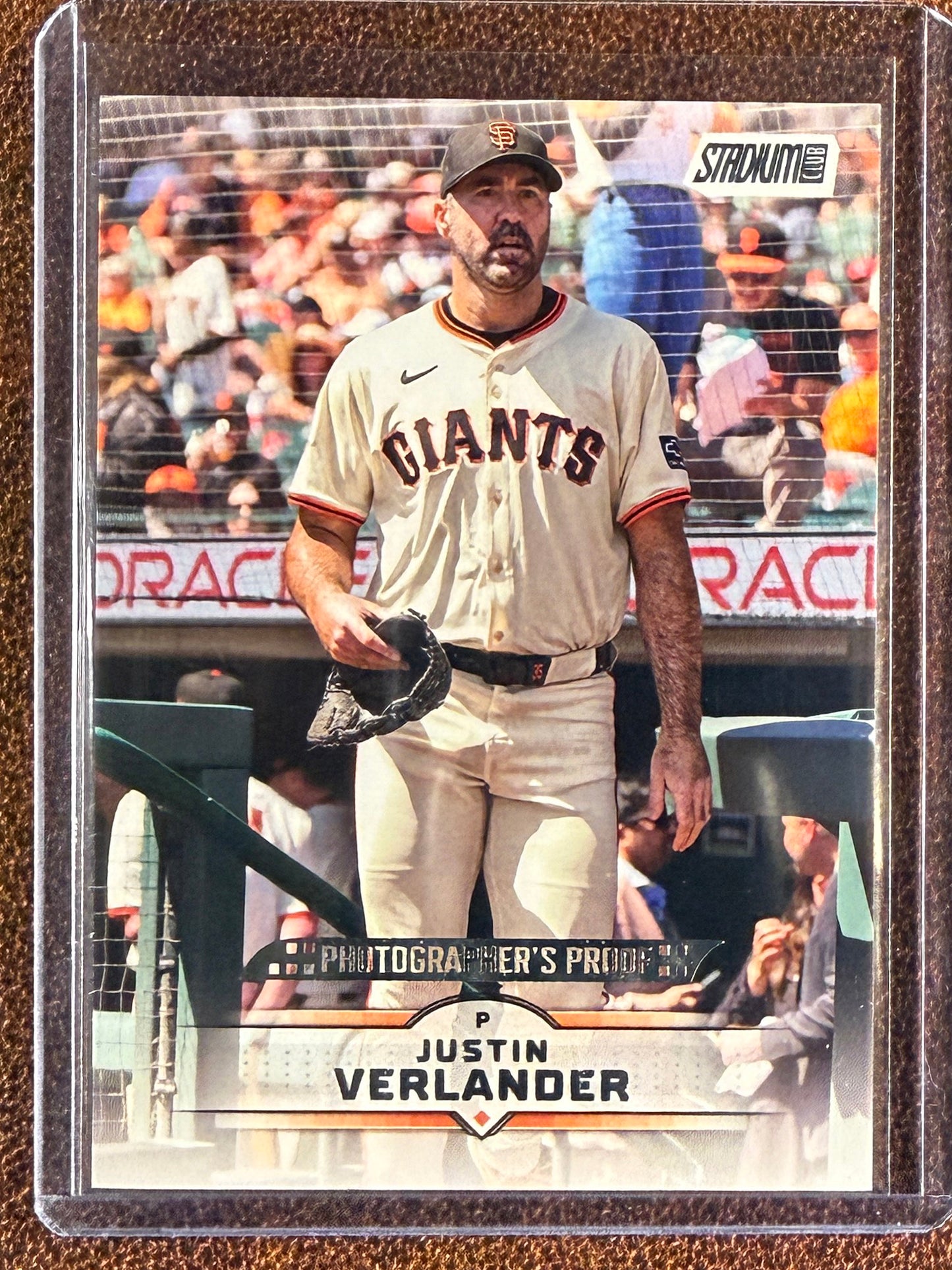 Justin Verlander - 2025 Topps Stadium Club - Photographer's Proof - Giants