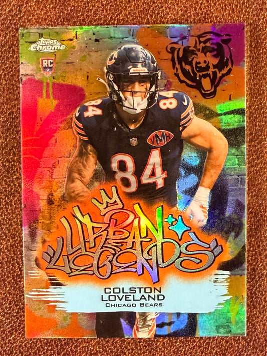 Colston Loveland - 2025 Topps Chrome - Urban Legends SSP - Bears