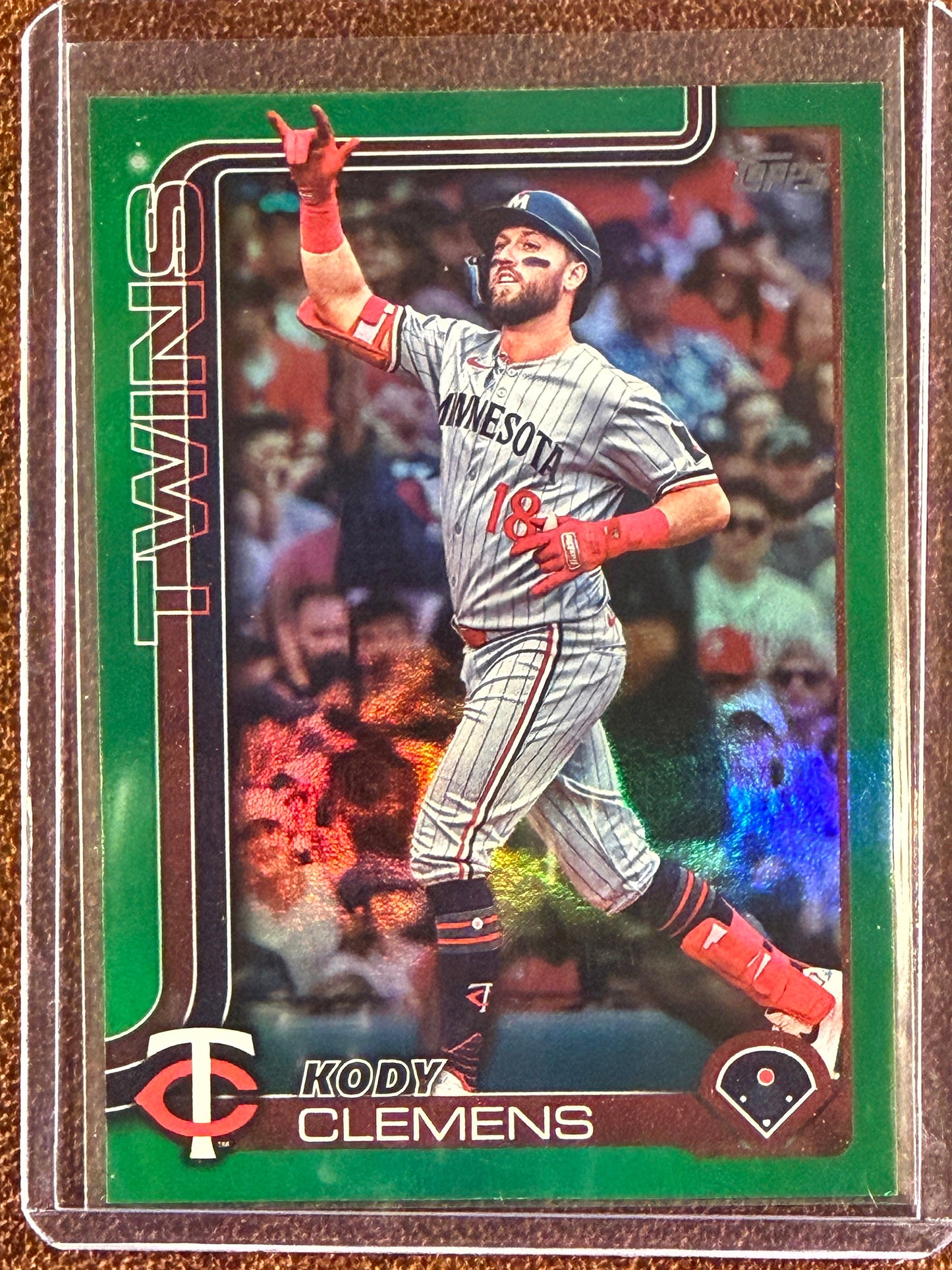 Kody Clemens - 2025 Topps Update - GREEN Foil /99 - Twins
