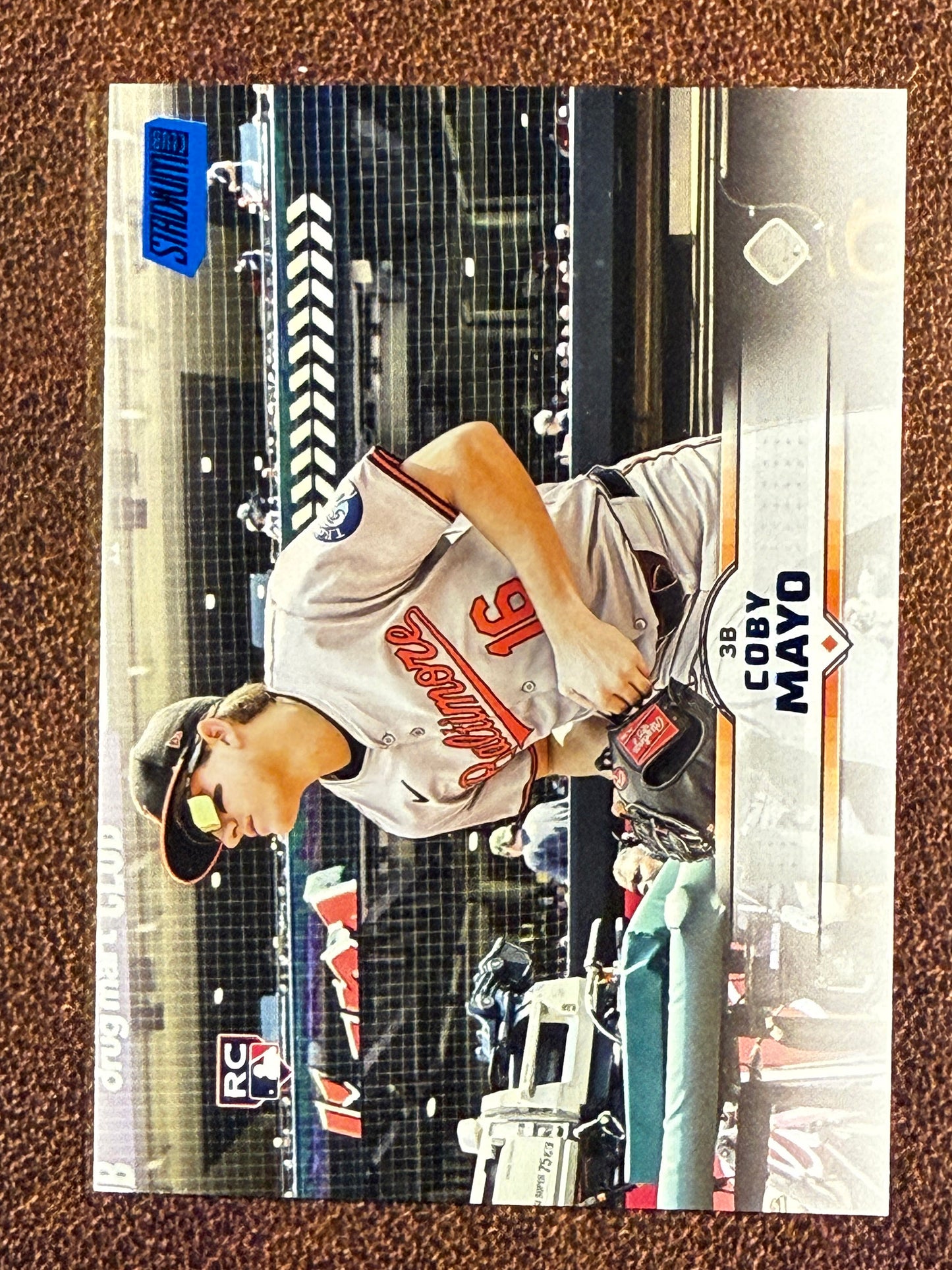 Coby Mayo - 2025 Topps Stadium Club - Blue Foil Logo Hobby Exclusive - Orioles