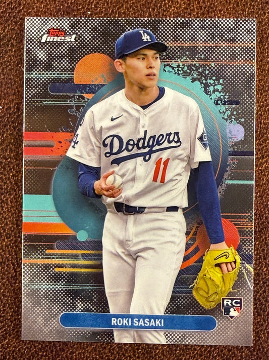 Roki Sasaki - 2025 Topps Finest - Uncommon - Dodgers