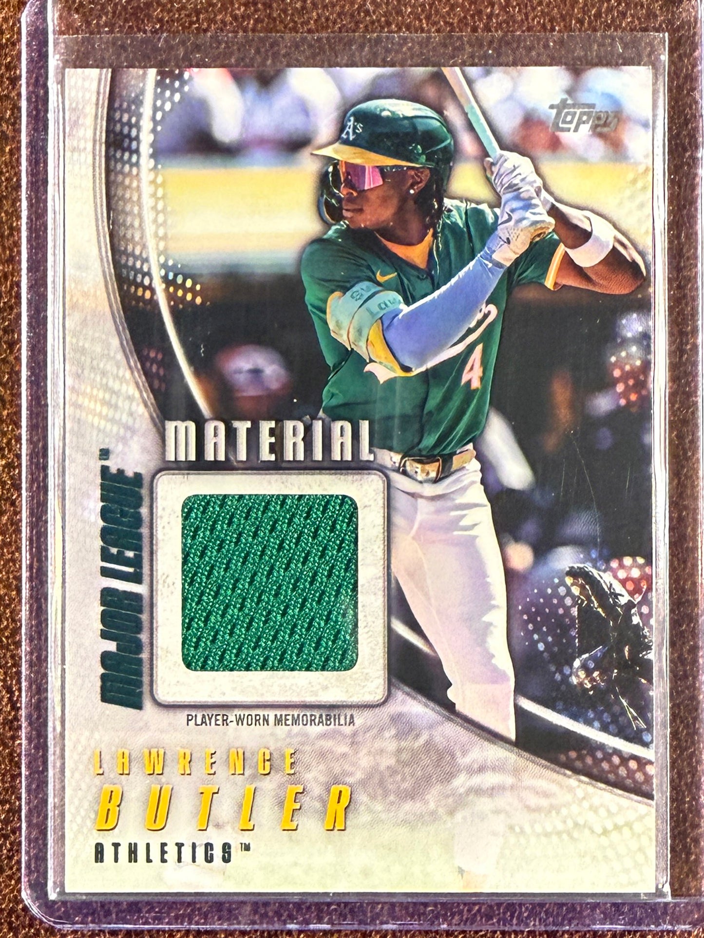 Lawrence Butler - 2025 Topps Series 2 - Major League Material RELIC - Athletics