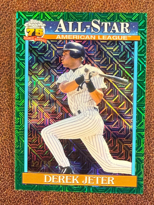 Derek Jeter - 2026 Topps Series 2  - GREEN All Star MOJO /99 - Yankees