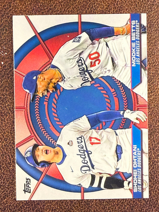 Shohei Ohtani / Mookie Betts - 2025 Topps Series 2 - Dynamic Duos. - Dodgers