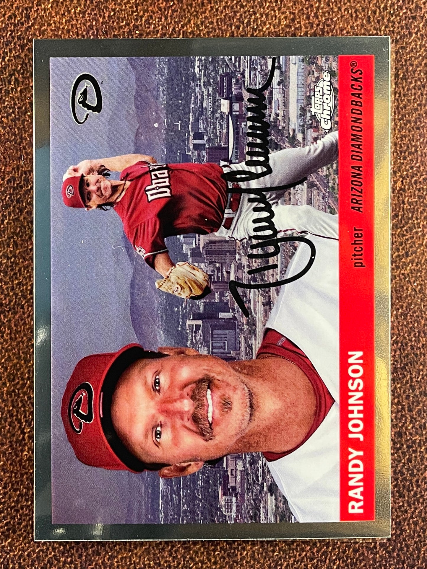 Randy Johnson - 2025 Topps Chrome Platinum - City Variation - Diamondbacks