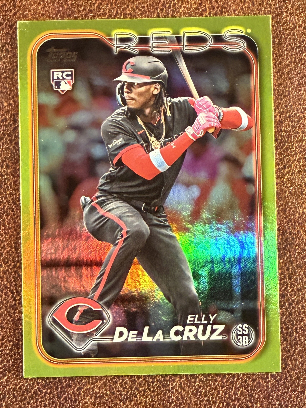 Elly De La Cruz - 2024 Topps Series 1 - Yellow Rookie Foil - Reds