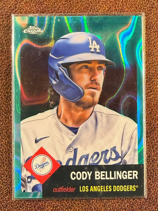 Cody Bellinger - 2022 Topps Chrome Platinum - Aqua Lava Refractor /299 - Dodgers