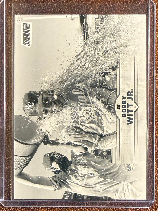 Bobby Witt Jr. - 2025 Topps Stadium Club - Black and White SP - Royals