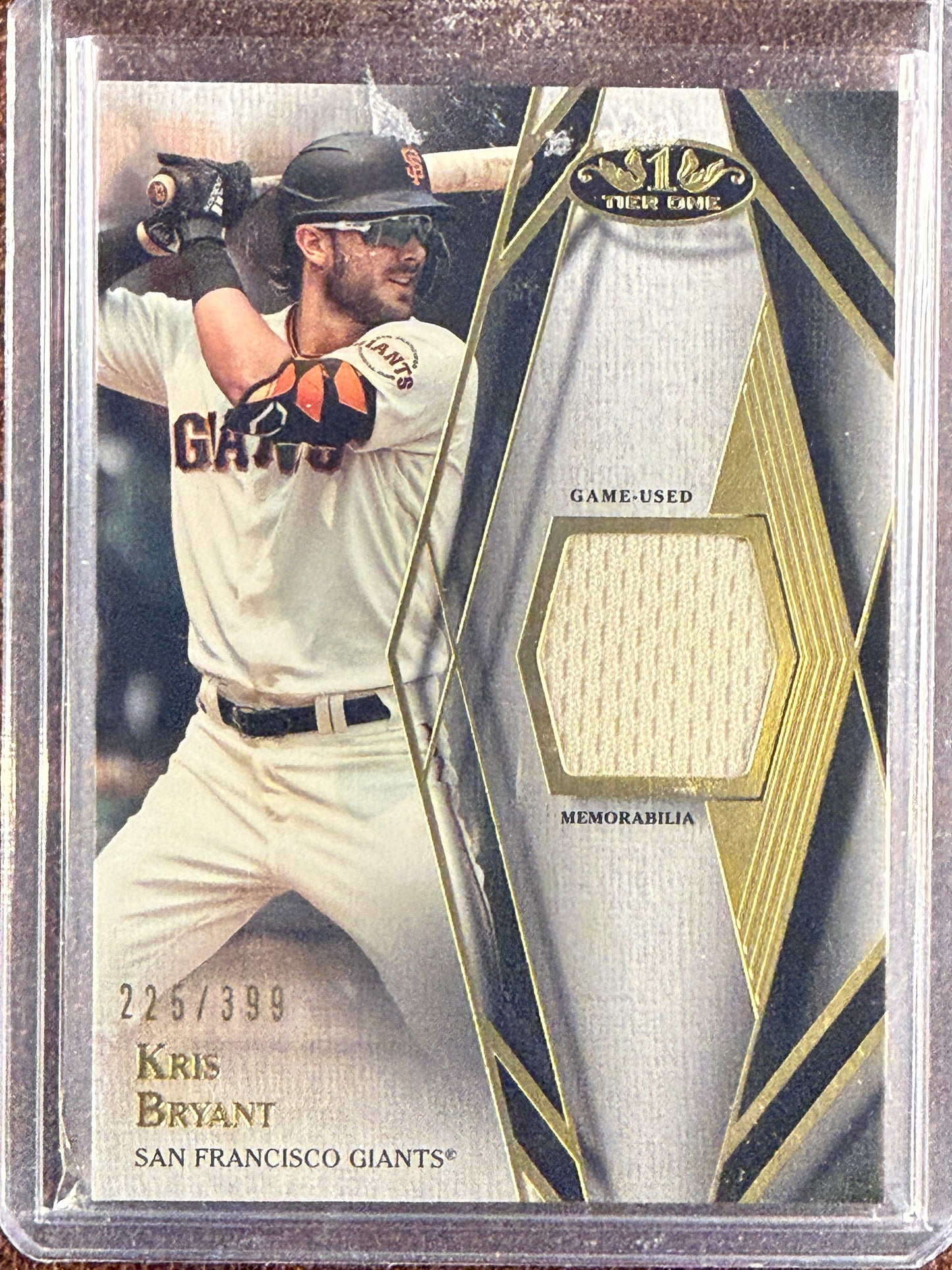 Kris Bryant - 2022 Topps Tier One - Game Used RELIC /399 - Giants