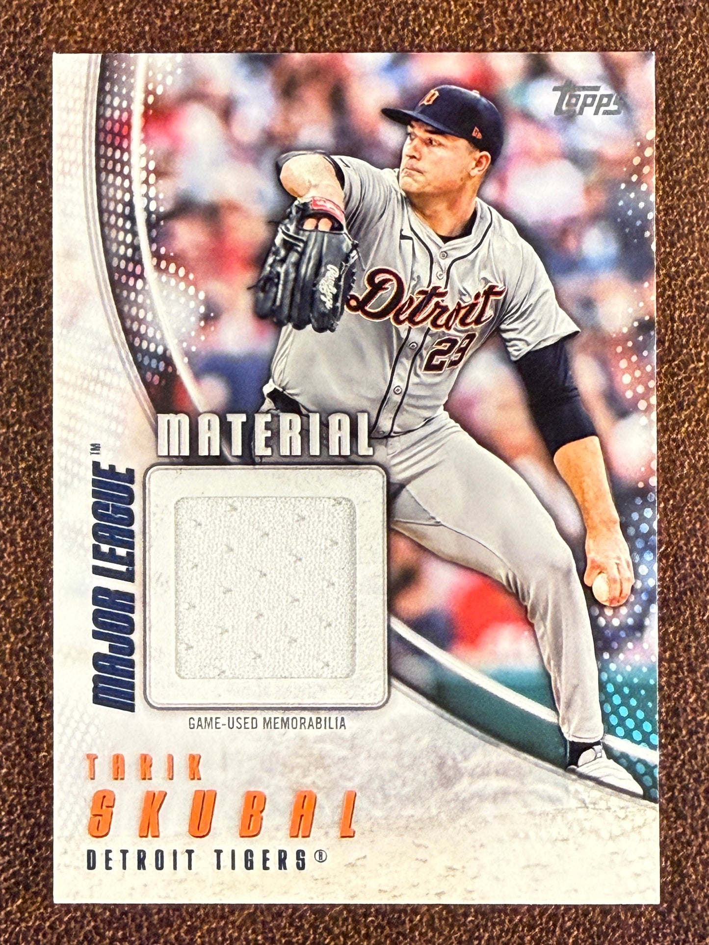 Tarik Skubal - 2025 Topps Series 1 - Major League Material RELIC - Tigers