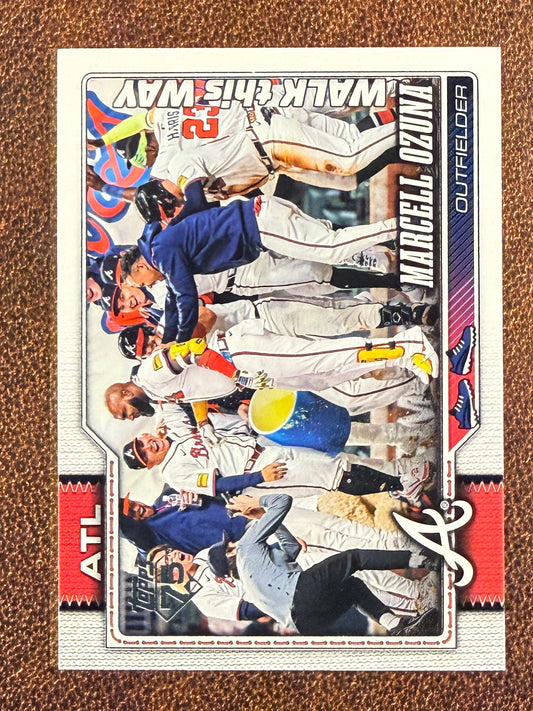 Marcell Ozuna - 2026 Topps Series 1 - Walk This Way - Braves
