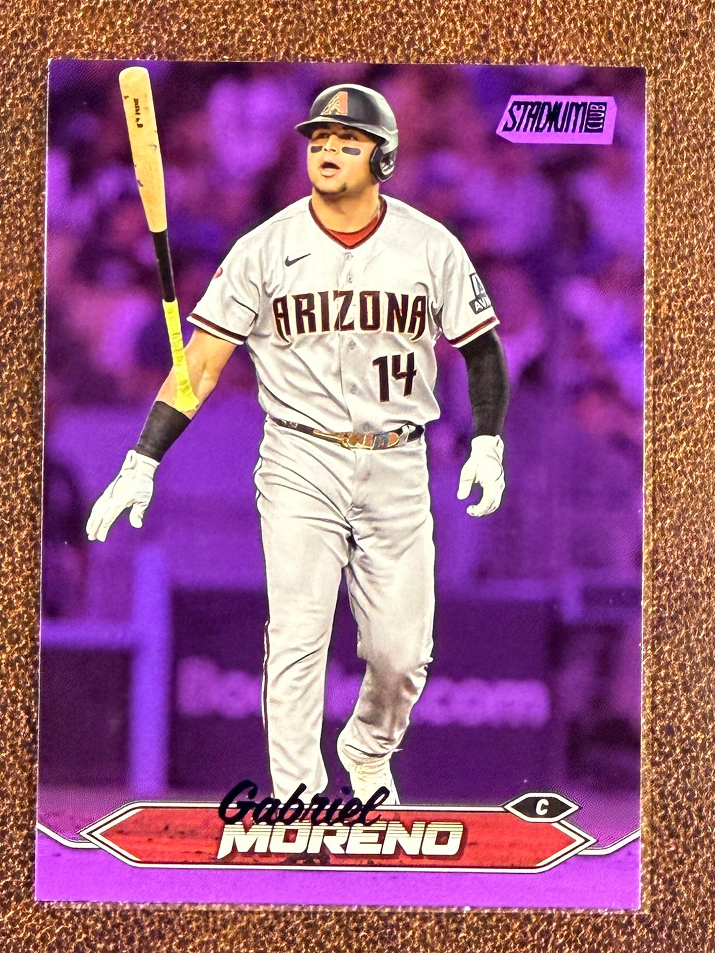 Gabriel Moreno - 2024 Topps Stadium Club - PURPLE /75 - Diamondbacks