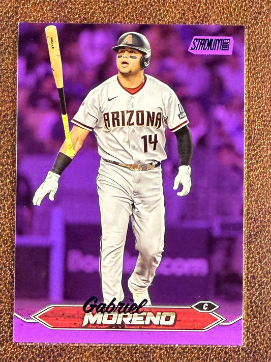 Gabriel Moreno - 2024 Topps Stadium Club - PURPLE /75 - Diamondbacks