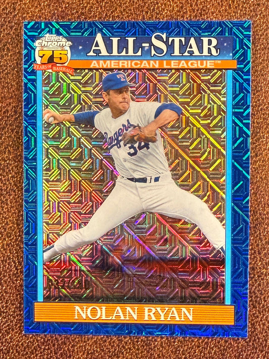 Nolan Ryan - 2026 Topps Series 2  - BLUE All Star MOJO /150. - Rangers