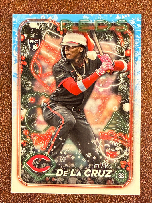 Elly De La Cruz - 2024 Topps Holiday - Rookie Santa Hat - Reds