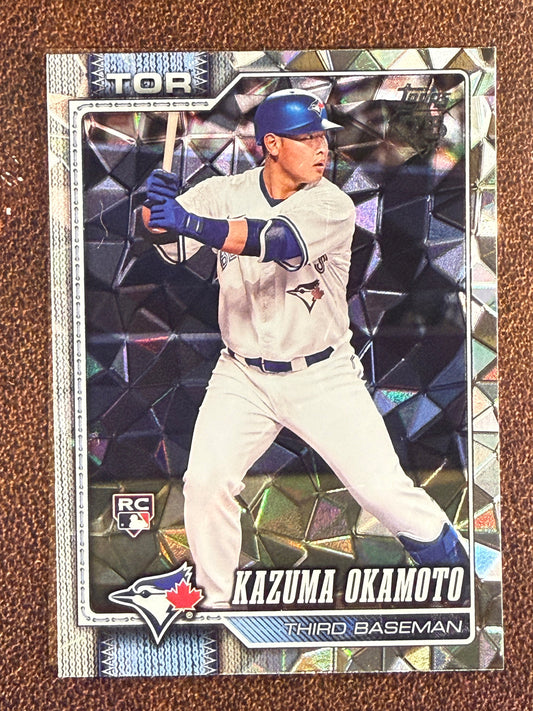 Kazuma Okamoto - 2026 Topps Series 2 - Rookie Diamante - Blue Jays