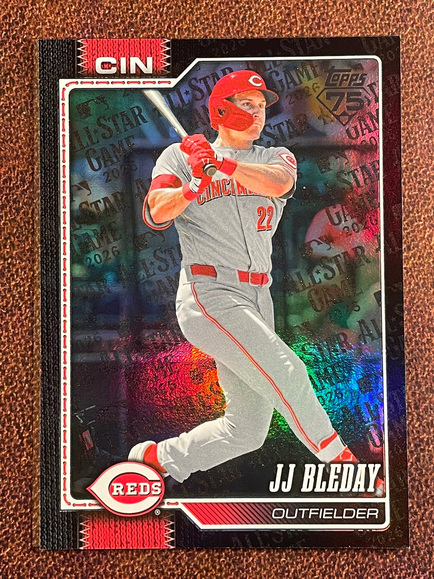 JJ Bleday - 2026 Topps Series 2 - BLACK All Star Game /10 - Reds