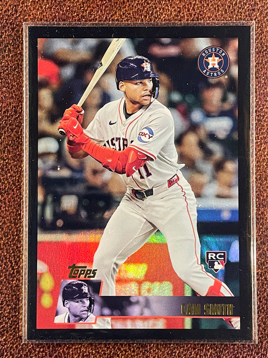 Cam Smith - 2025 Topps Archives - Rookie BLACK Border - Astros