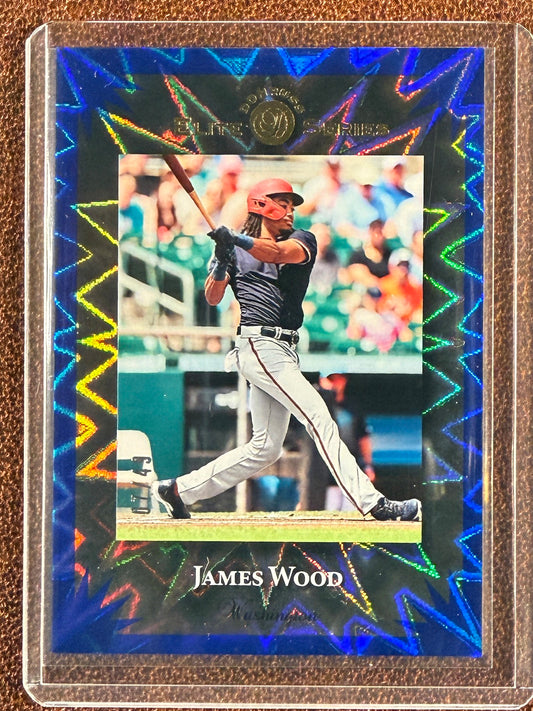 James Wood - 2025 Panini Donruss - Elite Series BLUE /49 - Nationals