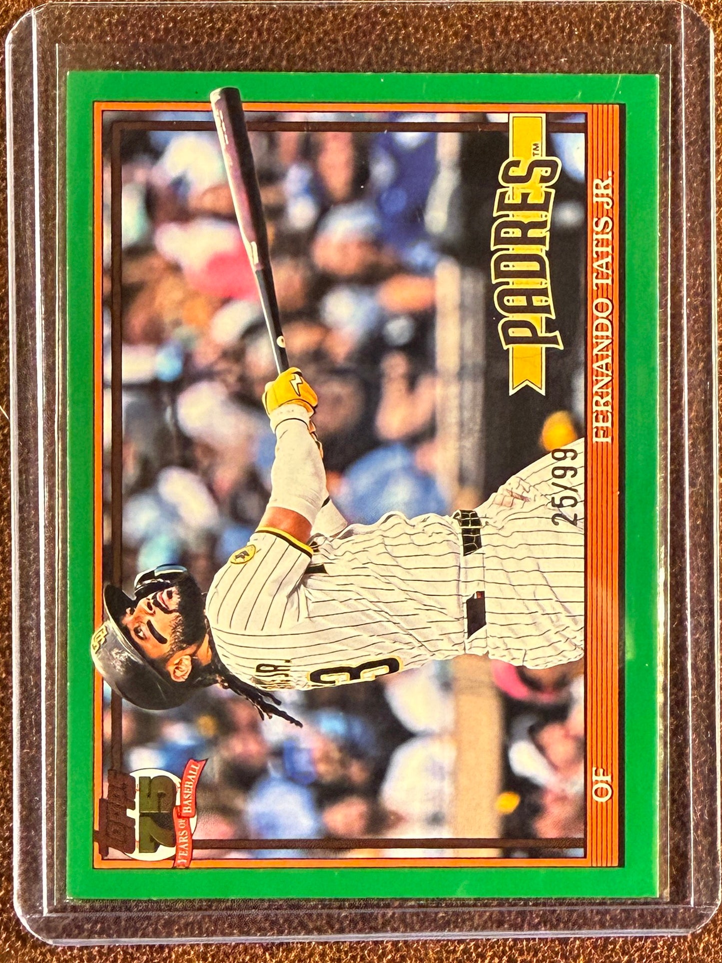 Fernando Tatis Jr. - 2026 Topps Series 1 - GREEN 35th Anniversary /99 - Padres