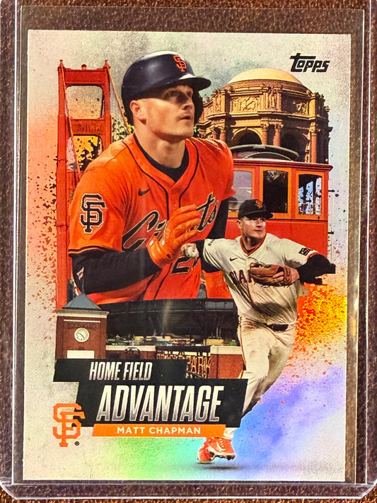 Matt Chapman - 2025 Topps Series 1 - Homefield Advantage - Giants