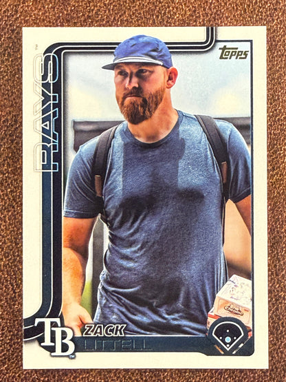 Zack Littell - 2025 Topps Update - Golden Mirror SSP - Rays