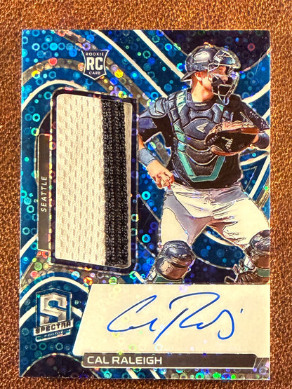 Cal Raleigh - 2022 Panini Spectra - Rookie BLUE Disco 29/99 - Mariners