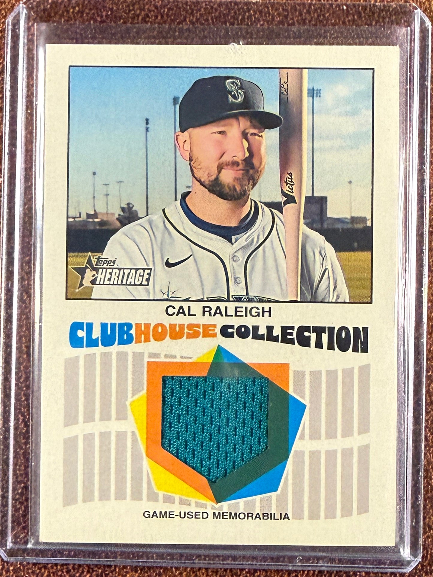 Cal Raleigh - 2026 Topps Heritage - Clubhouse Collection RELIC - Mariners
