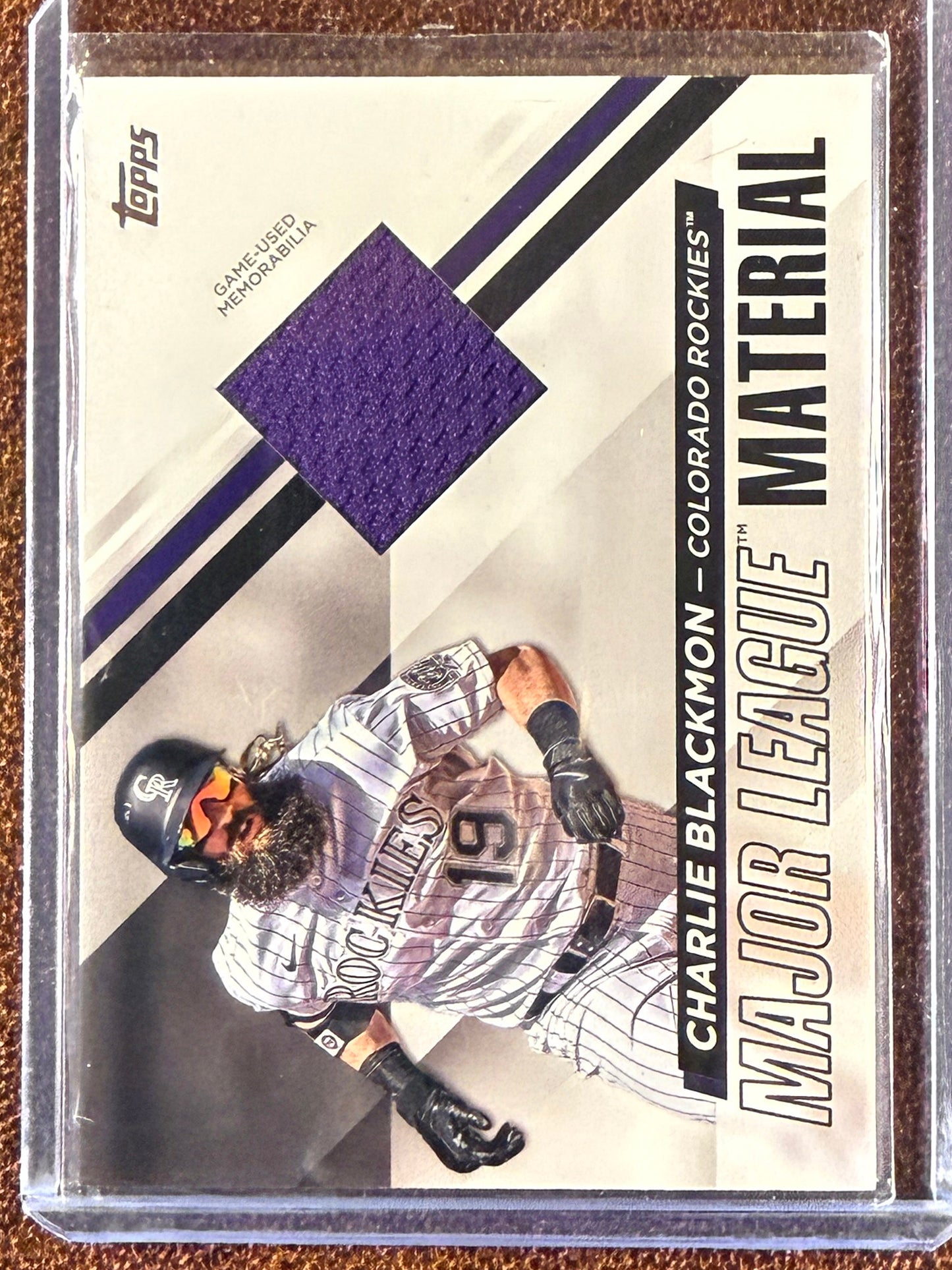 Charlie Blackmon - 2024 Topps Series 2 - Major League Material RELIC - Rockies