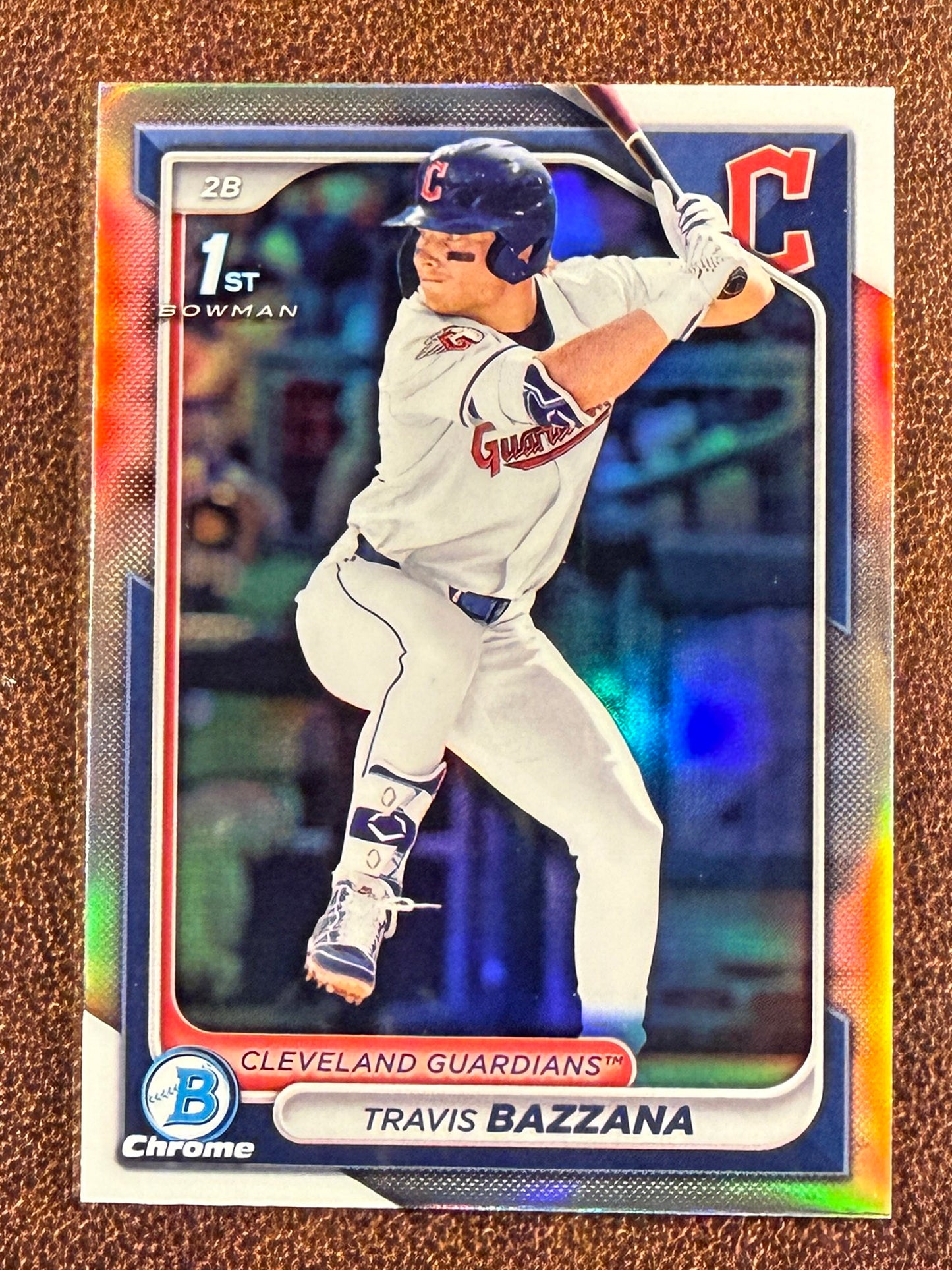 Travis Bazzana - 2024 Bowman Draft Chrome - 1st Bowman Refractor - Guardians